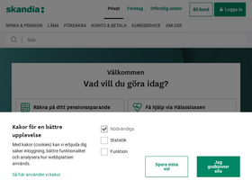 'skandia.se' screenshot