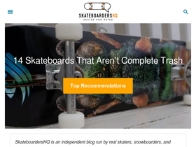 'skateboardershq.com' screenshot