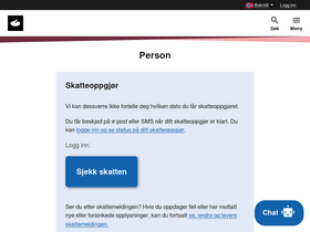 'skatteetaten.no' screenshot