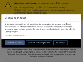 'skelleftea.se' screenshot