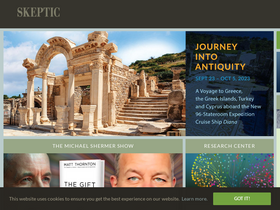 'skeptic.com' screenshot