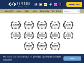 'skeptoid.com' screenshot