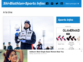 'ski-nordique.net' screenshot