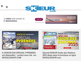 'skieur.com' screenshot