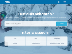 'skiinfo.de' screenshot