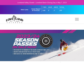 'skiloveland.com' screenshot
