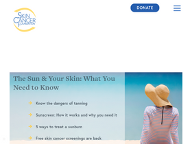 'skincancer.org' screenshot