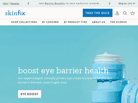 'skinfix.com' screenshot