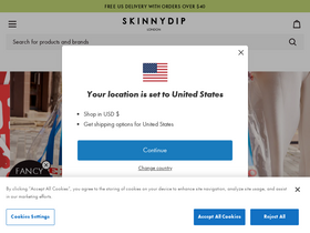 'skinnydiplondon.com' screenshot