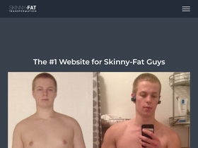 'skinnyfattransformation.com' screenshot