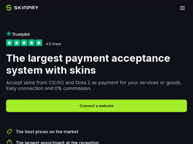 'skinpay.com' screenshot