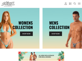 'skinzwear.com' screenshot