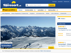 'skiresort.at' screenshot