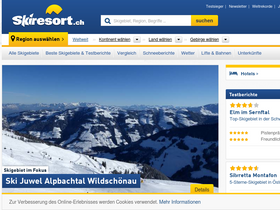 'skiresort.ch' screenshot