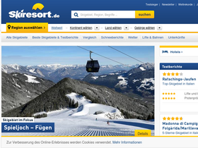'skiresort.de' screenshot