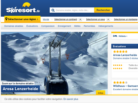 'skiresort.fr' screenshot