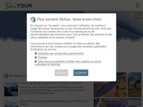'skitour.fr' screenshot