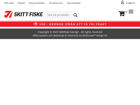 'skittfiske.se' screenshot