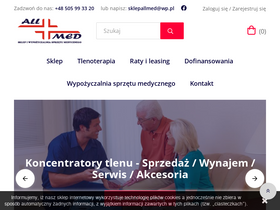 'sklepallmed.pl' screenshot