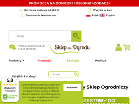 'sklepdlaogrodu.pl' screenshot