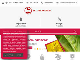 'sklepfarmera.pl' screenshot