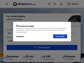 'sklepopon.com' screenshot