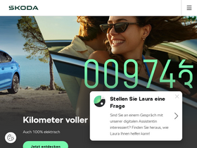'skoda-auto.de' screenshot