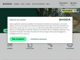 'skoda.nl' screenshot