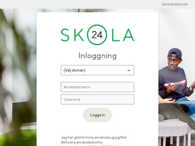 'skola24.se' screenshot