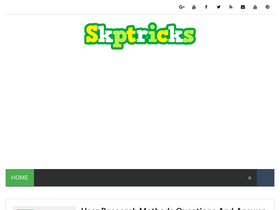 'skptricks.com' screenshot