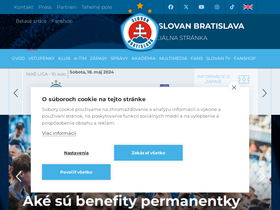 'skslovan.com' screenshot