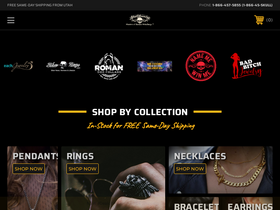 'skulljewelry.com' screenshot