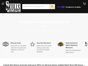 'skullsunlimited.com' screenshot