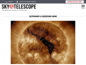 'skyandtelescope.org' screenshot