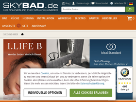 'skybad.de' screenshot