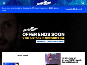 'skybound.com' screenshot