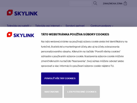 'skylink.sk' screenshot