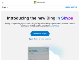 'skype.com' screenshot
