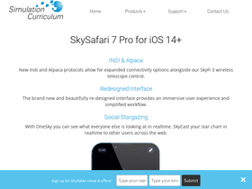 'skysafariastronomy.com' screenshot
