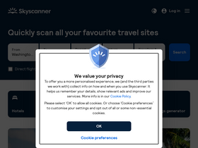 'skyscanner.net' screenshot