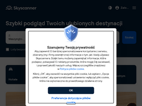 'skyscanner.pl' screenshot
