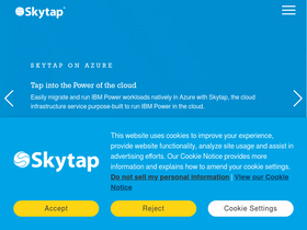 'skytap.com' screenshot