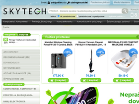 'skytech.lt' screenshot