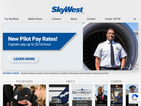 'skywest.com' screenshot
