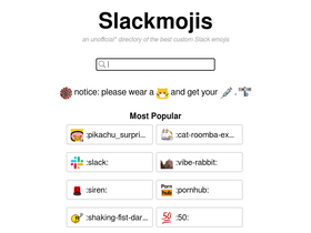 'slackmojis.com' screenshot