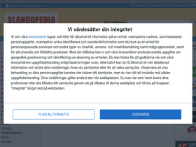 'slangopedia.se' screenshot