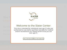 'slatercenter.com' screenshot