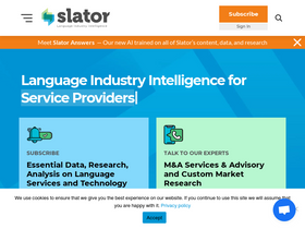 'slator.com' screenshot