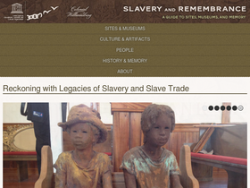 'slaveryandremembrance.org' screenshot