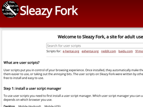 'sleazyfork.org' screenshot